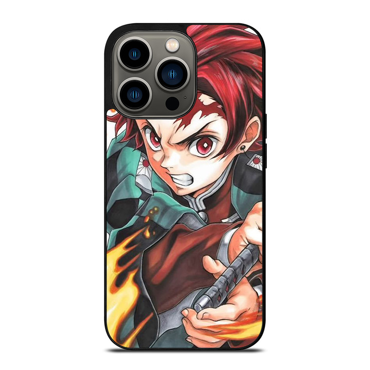 TANJIRO KAMADO DEMON SLAYER ANIME CARTOON iPhone 13 Pro Case Cover