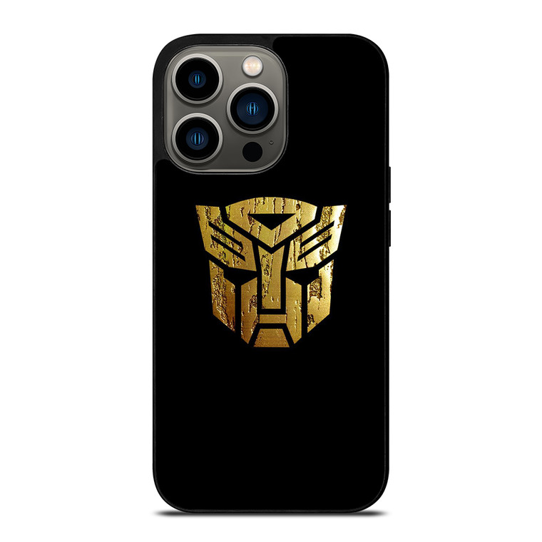 TRANSFORMERS AUTOBOT LOGO GOLD iPhone 13 Pro Case Cover