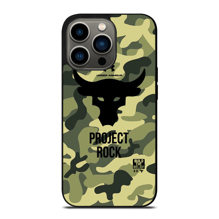 UNDER ARMOUR LOGO PROJECT ROCK CAMO iPhone 13 Pro Case Cover