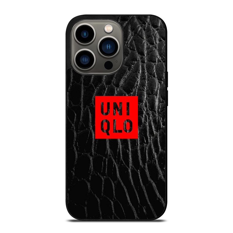 UNIQLO LOGO SNAKE SKIN iPhone 13 Pro Case Cover