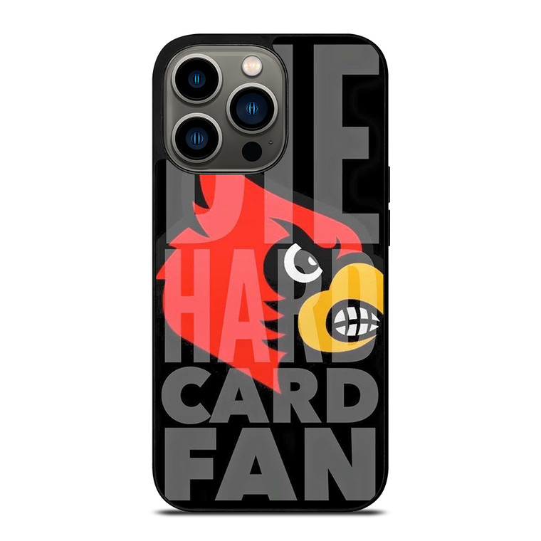 UNIVERSITY OF LOUISVILLE CARDINALS FAN iPhone 13 Pro Case Cover