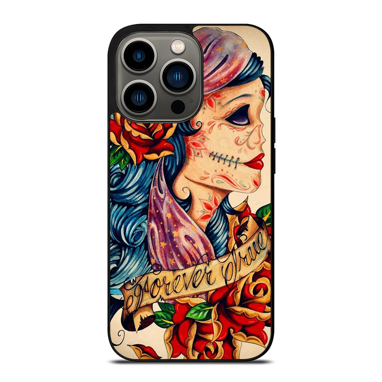 VINTAGE SUGAR SCHOOL TATTOO iPhone 13 Pro Case Cover