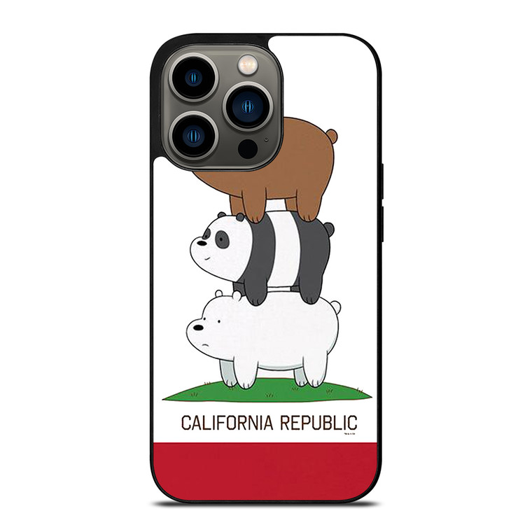 WE BARE BEARS CALIFORNIA REPUBLIC iPhone 13 Pro Case Cover