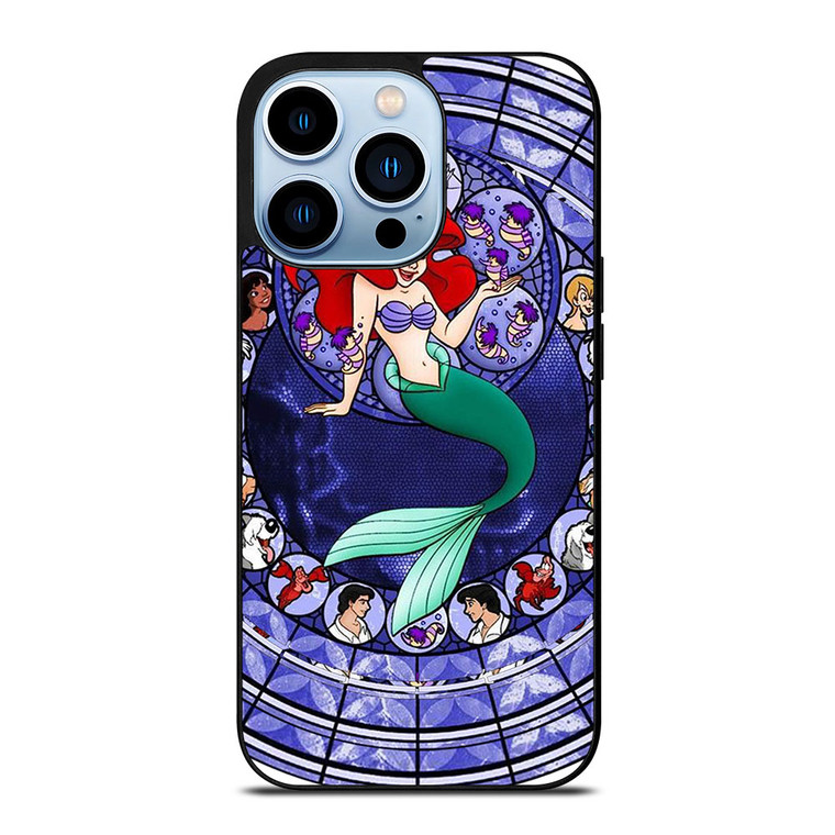 ARIEL THE LITTLE MERMAID ART GLASSES iPhone 13 Pro Max Case Cover