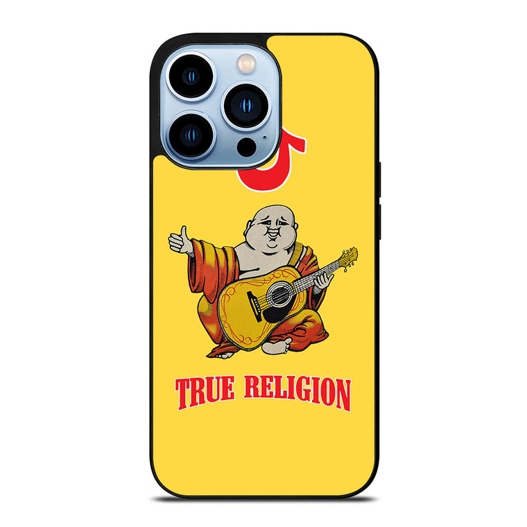 BIG BUDDHA TRUE RELIGION YELLOW iPhone 13 Pro Max Case Cover