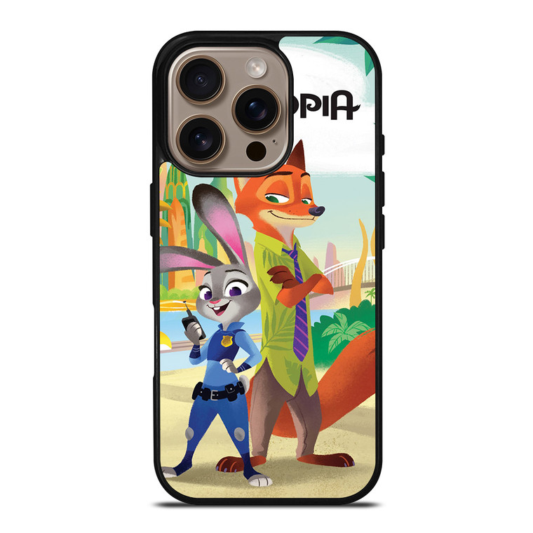 ZOOTOPIA JUDY AND NICK Disney iPhone 16 Pro Case Cover