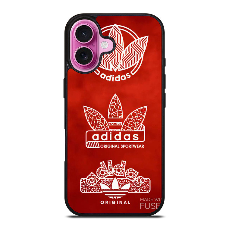 ADIDAS LOGO MADE WITH FUSED iPhone 16 Plus Case Cover