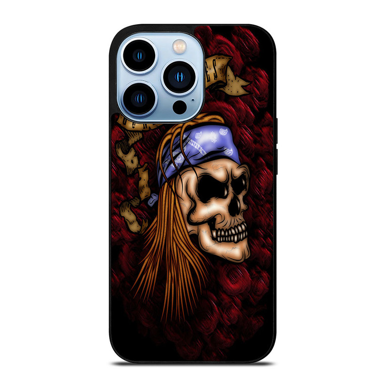GUNS N ROSES AXL SKULL iPhone 13 Pro Max Case Cover