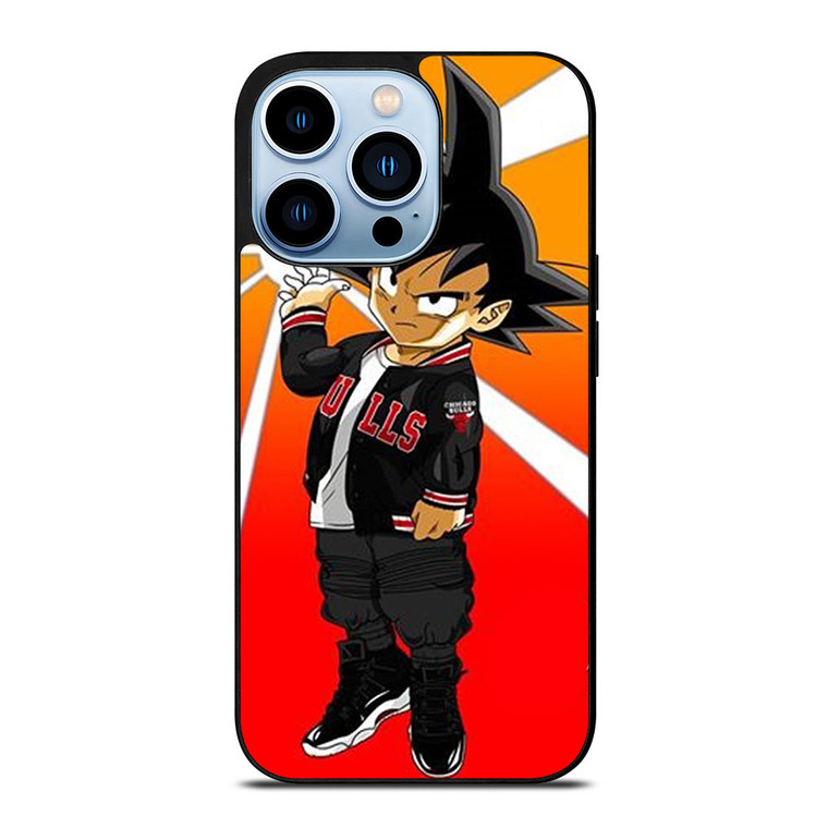 KIDS GOKU CHICAGO BULLS NBA iPhone 13 Pro Max Case Cover