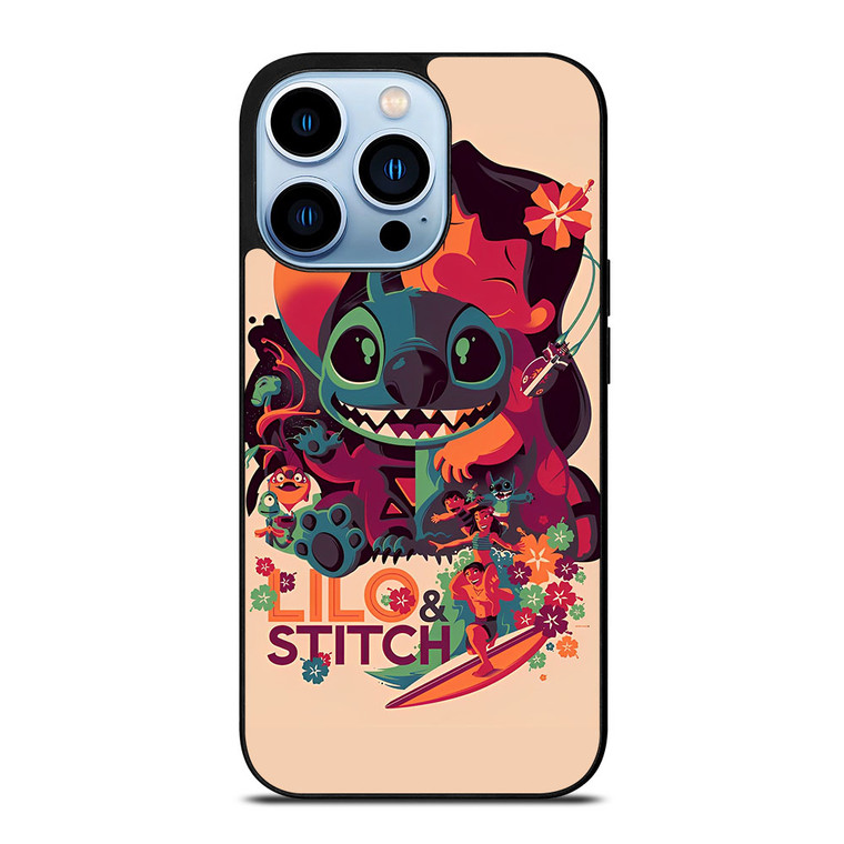 LILO AND STITCH DISNEY ART iPhone 13 Pro Max Case Cover