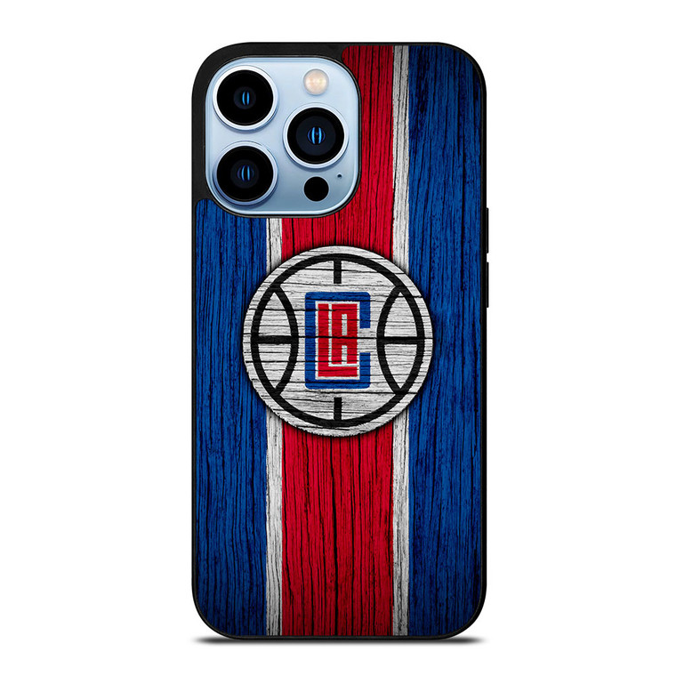 LOS ANGELES CLIPPERS WOOD LOGO iPhone 13 Pro Max Case Cover