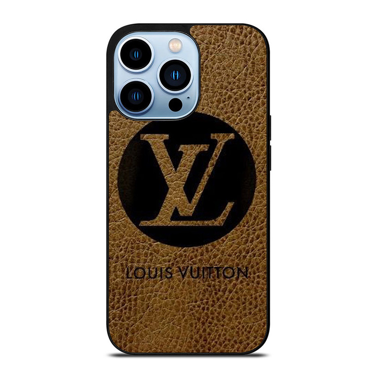 LOUIS VUITTON PARIS LV LOGO LEATHER iPhone 13 Pro Max Case Cover
