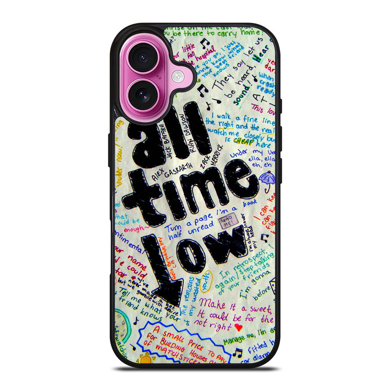 ALL TIME LOW COLOUR iPhone 16 Plus Case Cover ALL TIME LOW COLOUR iPhone 16 Plus Case Cover