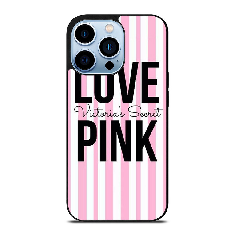 LOVE VICTORIA'S SECRET PINK LOGO iPhone 13 Pro Max Case Cover