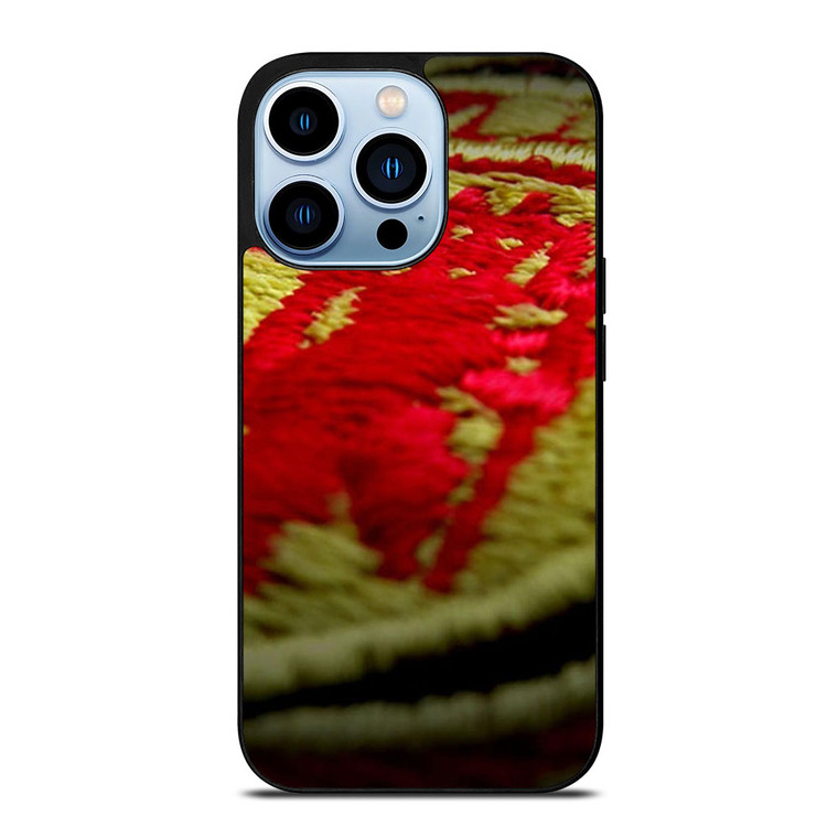 MANCHESTER UNITED EMBOIDERED LOGO iPhone 13 Pro Max Case Cover