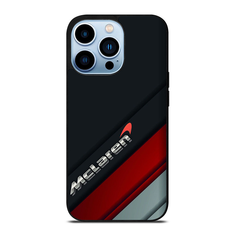 MERCEDES MCLEREN LOGO STRIPE iPhone 13 Pro Max Case Cover