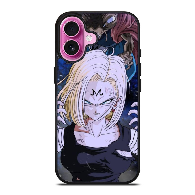 ANDROID 18 MAJIN DRAGON BALL MANGA ANIME iPhone 16 Plus Case Cover ANDROID 18 MAJIN DRAGON BALL MANGA ANIME iPhone 16 Plus Case Cover