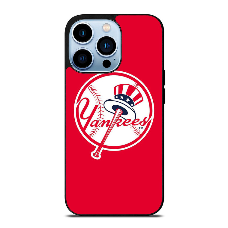 NEW YORK YANKEES BASEBALL CLUB LOGO RED iPhone 13 Pro Max Case Cover