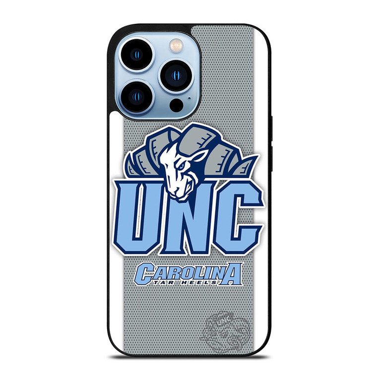 NORTH CAROLINA TAR HEELS LOGO BASKETBALL UNIVERSITY MASCOT iPhone 13 Pro Max Case Cover
