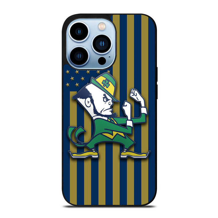 NOTRE DAME FIGHTING IRISH FLAG iPhone 13 Pro Max Case Cover