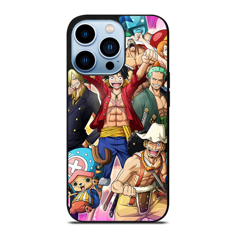ONE PIECE CHARACTER STRAW HATS iPhone 13 Pro Max Case Cover