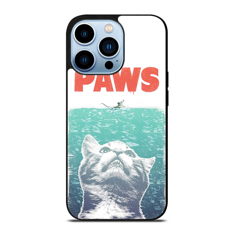 PAWS FUNNY JAWS CAT iPhone 13 Pro Max Case Cover