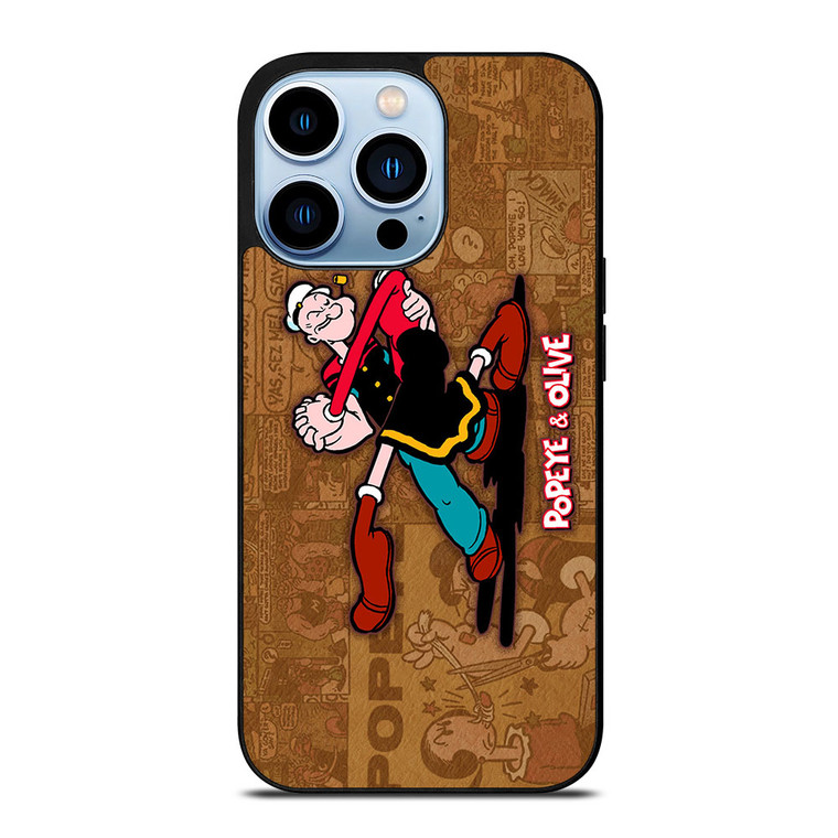 POPEYE AND OLIVE DANCE iPhone 13 Pro Max Case Cover