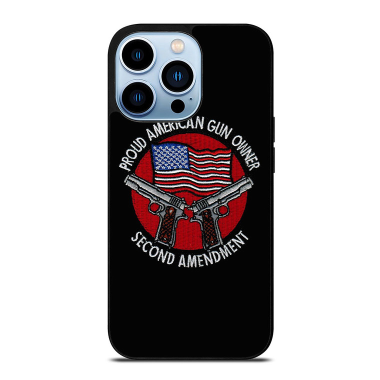 SECOND AMENDEMENT AMERICAN GUN iPhone 13 Pro Max Case Cover