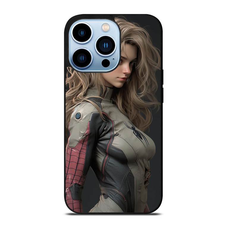 SPIDER GIRL MARVEL COMICS CARTOON SEXY iPhone 13 Pro Max Case Cover