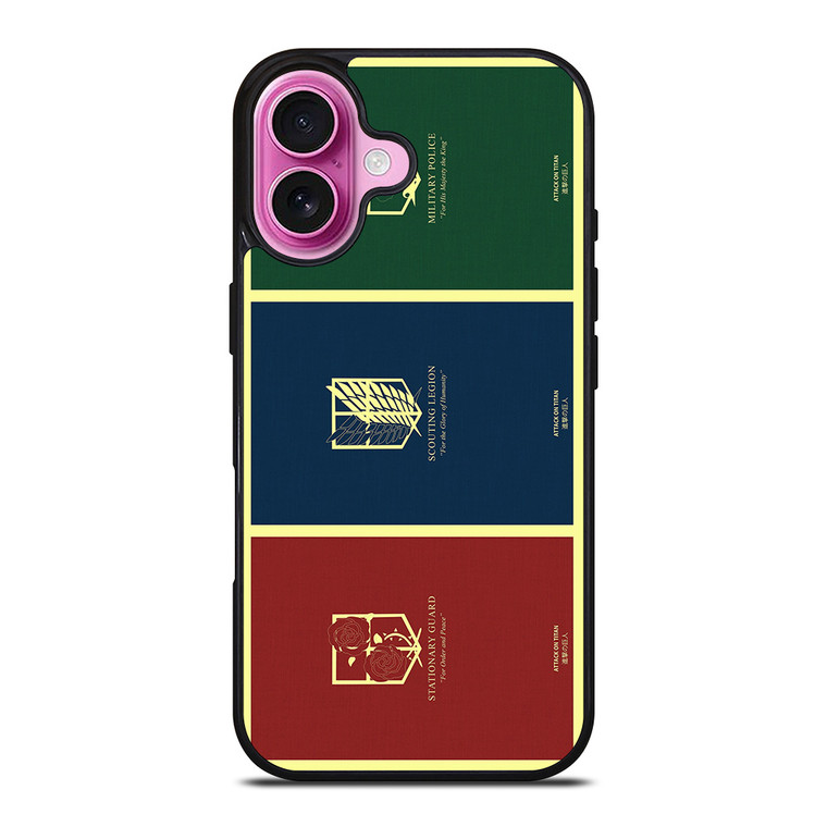 ATTACK ON TITAN iPhone 16 Plus Case Cover