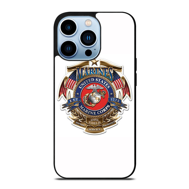 USMC MARINE CORP NAVY SEAL EMBLEM iPhone 13 Pro Max Case Cover