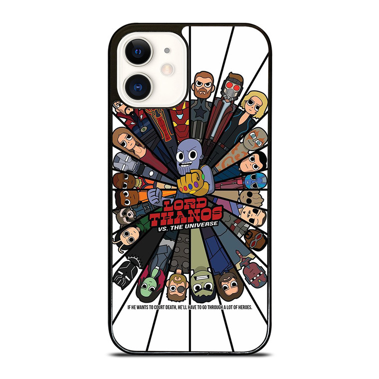 AVENGERS INFINITY WARS VS THANOS iPhone 12 Case Cover