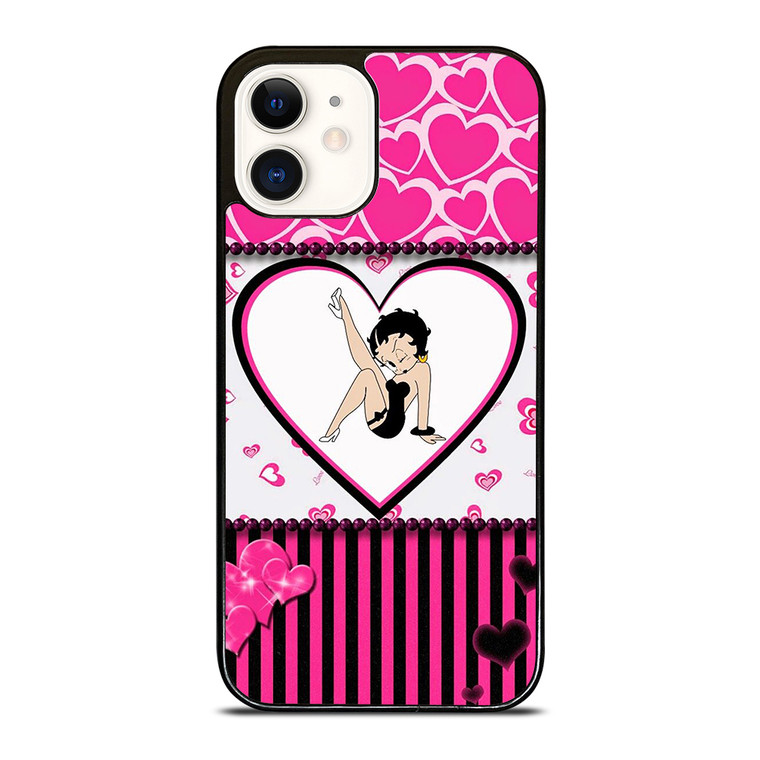 BETTY BOOP LOVE iPhone 12 Case Cover