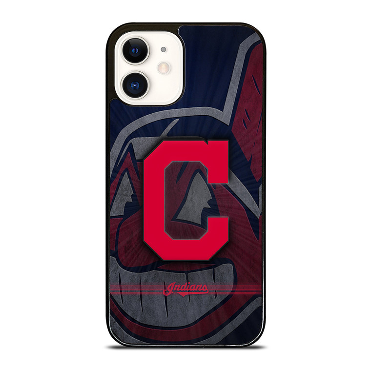 CLEVELAND INDIANS METAL LOGO iPhone 12 Case Cover