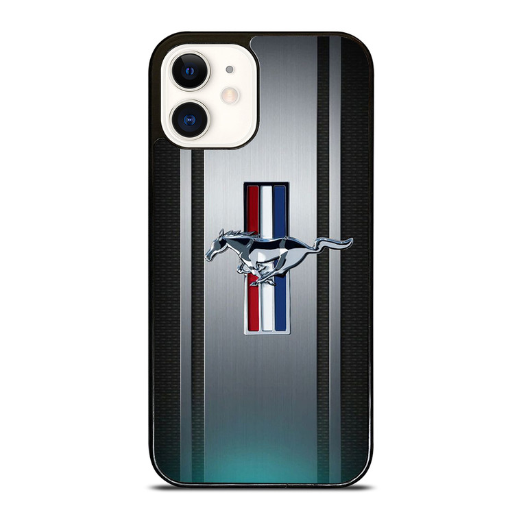 FORD MUSTANG PLATE LOGO iPhone 12 Case Cover
