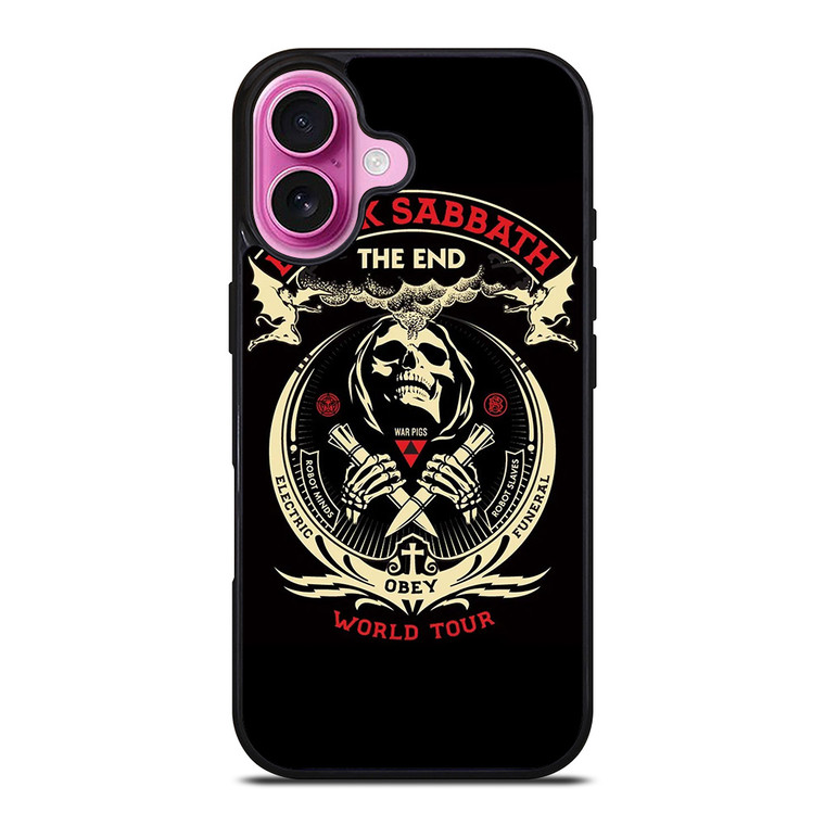 BLACK SABBATH THE END OBEY iPhone 16 Plus Case Cover