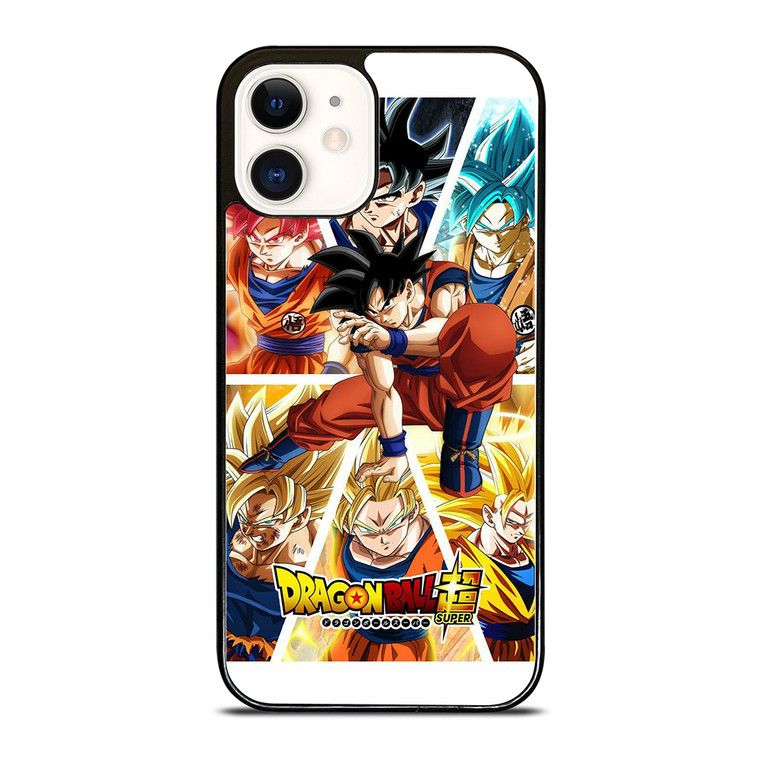 GOKU DRAGON BALL ALL SAIYAN TRANSFORMATION iPhone 12 Case Cover
