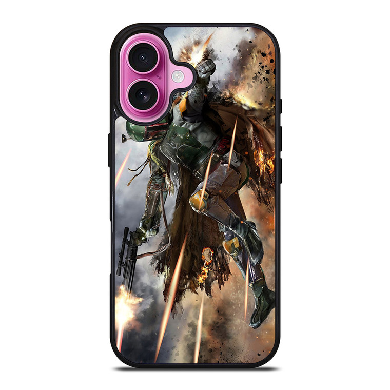 BOBA FETT STAR WARS 2 iPhone 16 Plus Case Cover