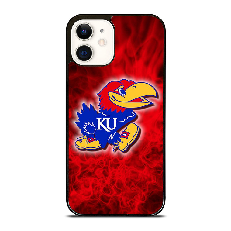 KANSAS JAYHAWKS BASKETBALL UNIVERSITY iPhone 12 Case Cover