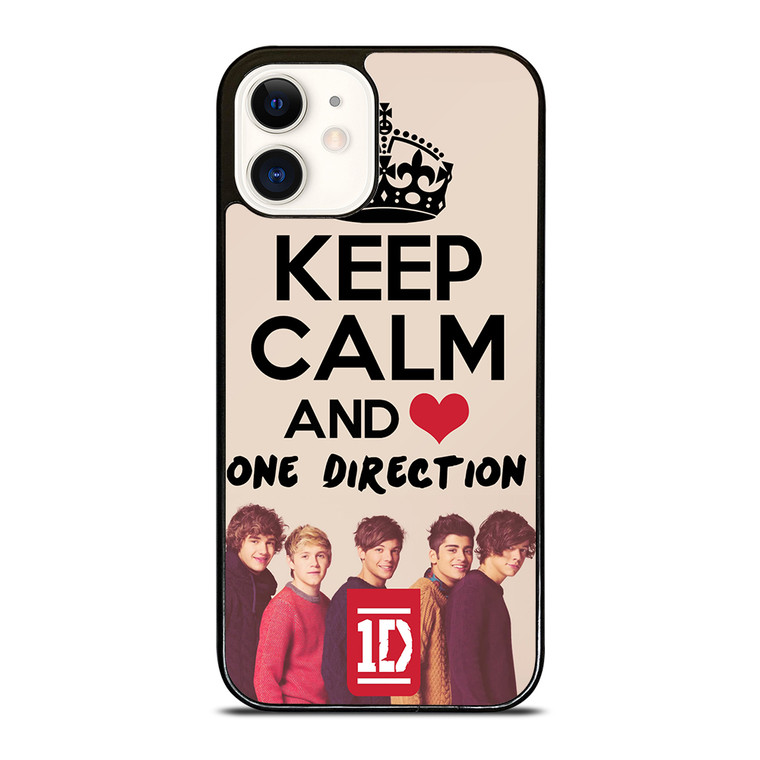 KEEP CALM AND LOVE ONE DIRECTION iPhone 12 Case Cover