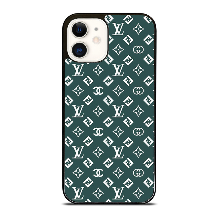 LOUIS VUITTON LV FENDI PATERN ICON LOGO iPhone 12 Case Cover
