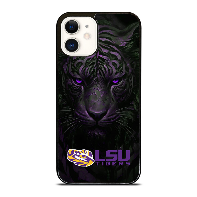 LSU TIGERS LOGO UNIVERSITY FOOTBALL TEAM ICON iPhone 12 Case Cover