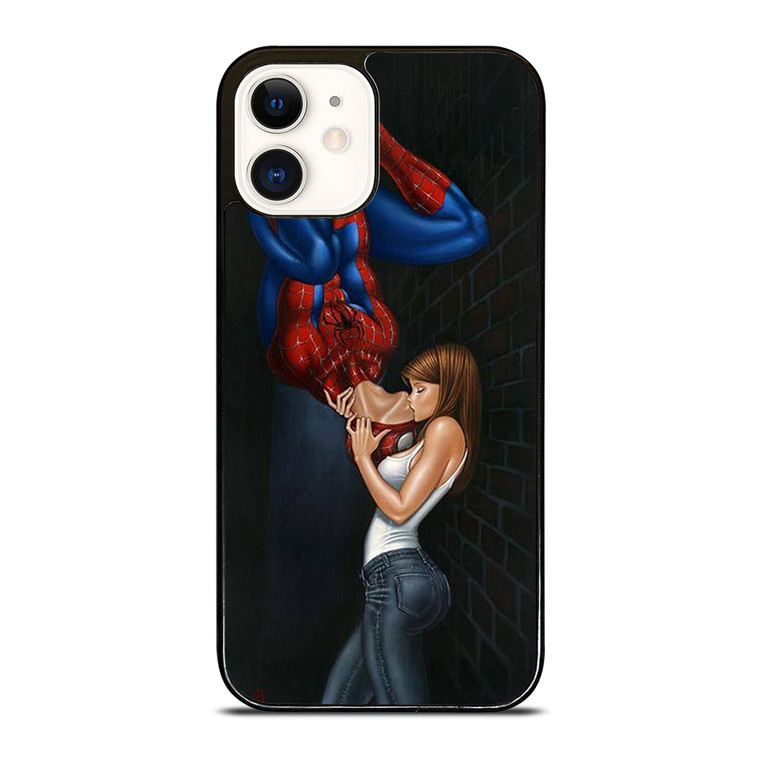 MARY JANE SPIDERMAN KISSING iPhone 12 Case Cover