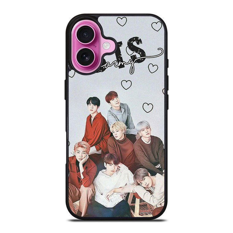 BTS ARMY BANGTAN BOYS KPOP KOREA iPhone 16 Plus Case Cover
