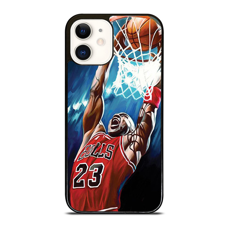 MICHAEL JORDAN CHICAGO BULLS iPhone 12 Case Cover