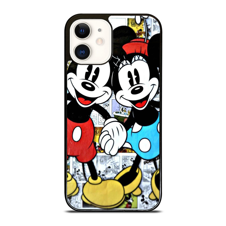 MICKEY AND MINNIE MOUSE DISNEY COMIC iPhone 12 Case Cover