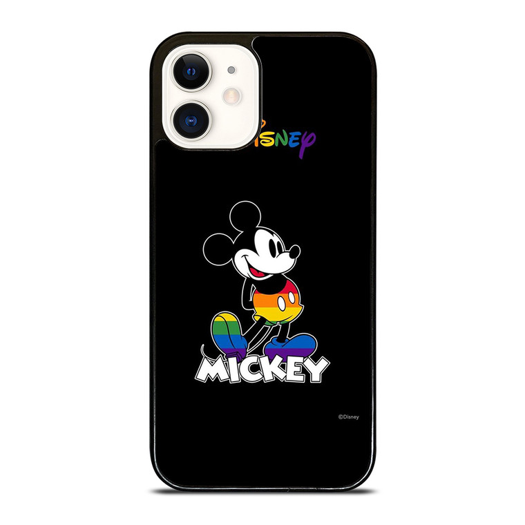 MICKEY MOUSE CARTOON BLACK DISNEY iPhone 12 Case Cover