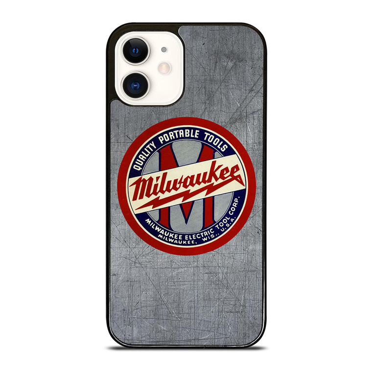 MILWAUKEE PORTABLE TOOL LOGO METAL ICON iPhone 12 Case Cover