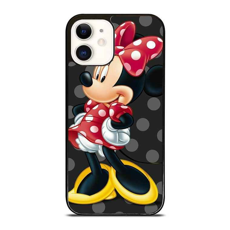 MINNIE MOUSE CUTE POLKADOT iPhone 12 Case Cover