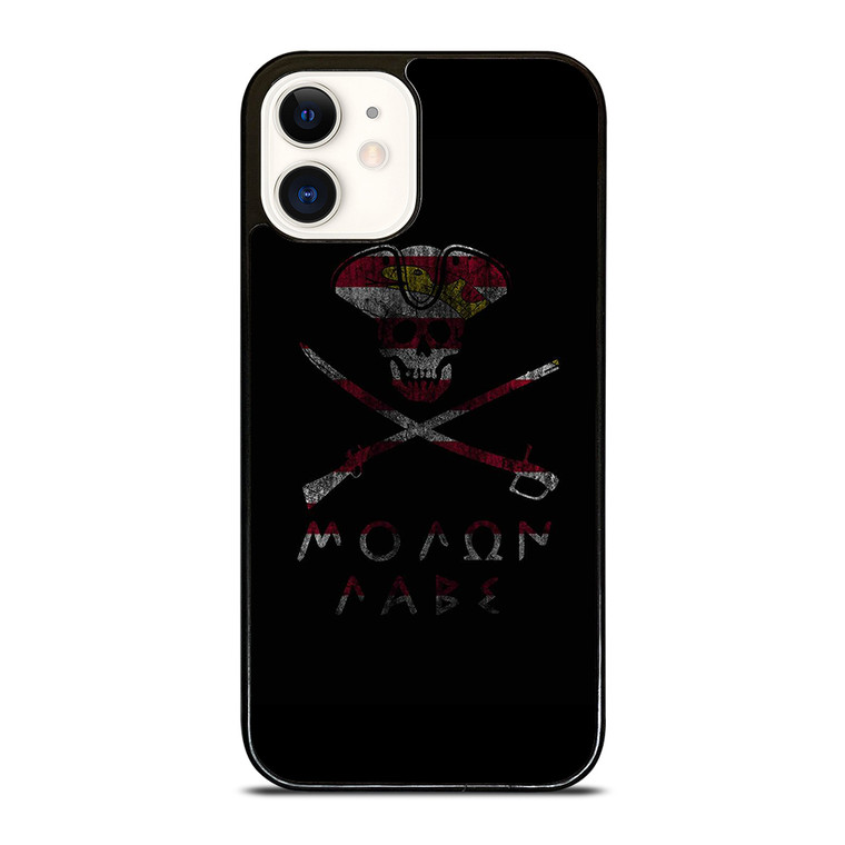 MOLON LABE SKULL LOGO iPhone 12 Case Cover